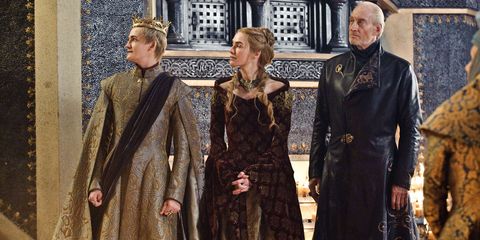 Joffrey, Cersei, and Twyin Lannister