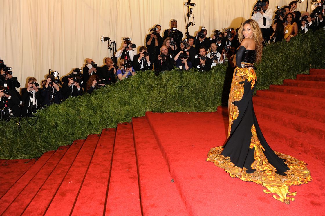 The Most Glamorous Trains at the Met Gala Red Carpet Met Gala Red