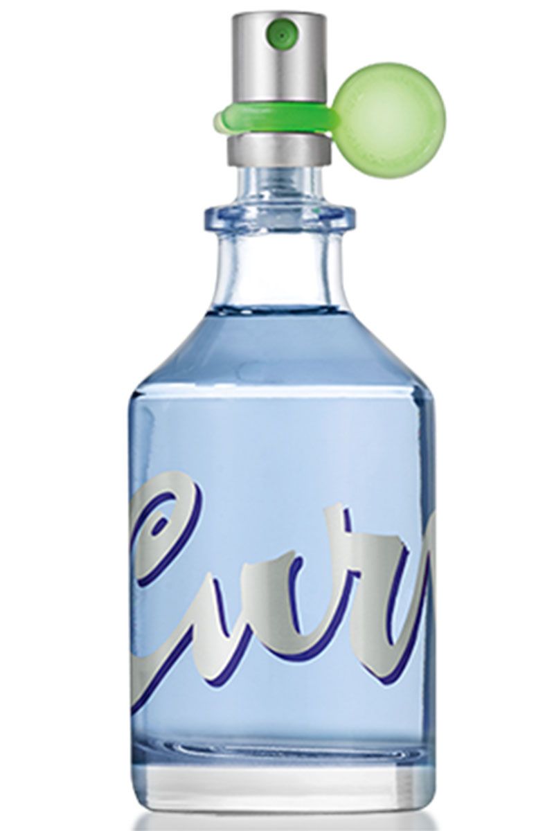 curve perfume blue bottle
