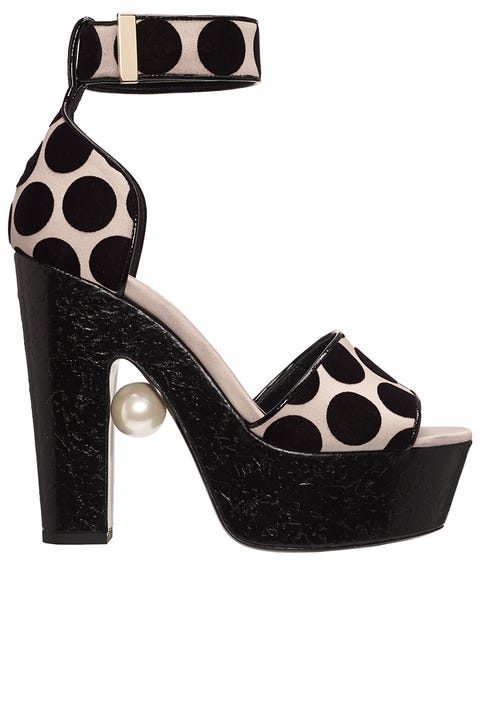 statement black heels