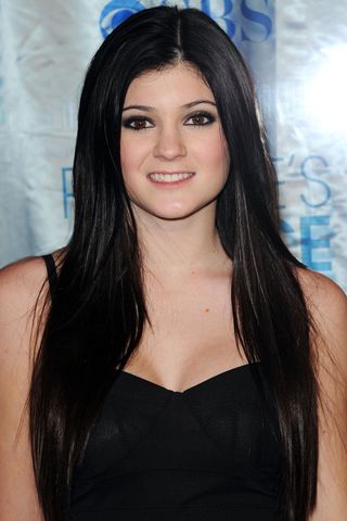 LOS ANGELES, CA - JANUARY 05: TV personality Kylie Jenner arrives at the 2011 People's Choice Awards at Nokia Theatre L.A. Live on January 5, 2011 in Los Angeles, California. (Photo by Jason Merritt/Getty Images) *** Local Caption *** Kylie Jenner