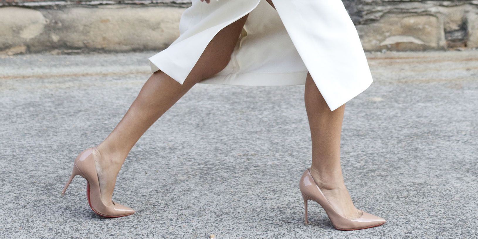 nude heels with studs