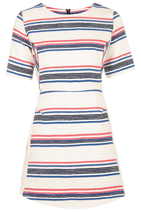 Striped Dresses for Summer - Red and Blue Striped Summer Dresses