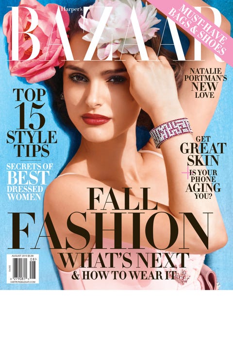 Natalie Portman Covers The August 2015 Issue of Harper's BAZAAR