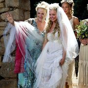 Clothing, Dress, Bridal clothing, Bridal veil, Veil, Textile, Wedding dress, Photograph, Gown, Bride, 