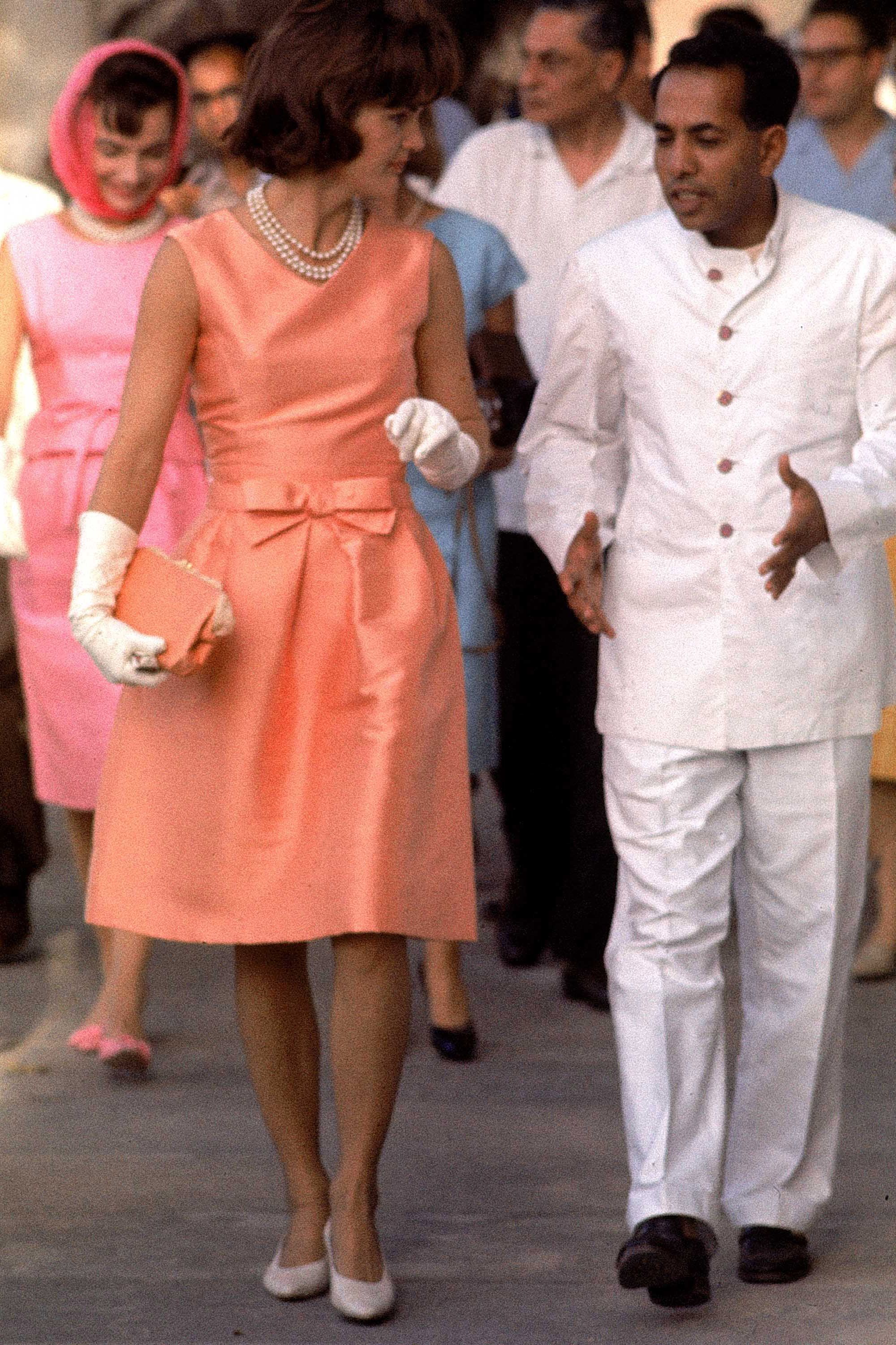 Image result for jackie kennedy in India
