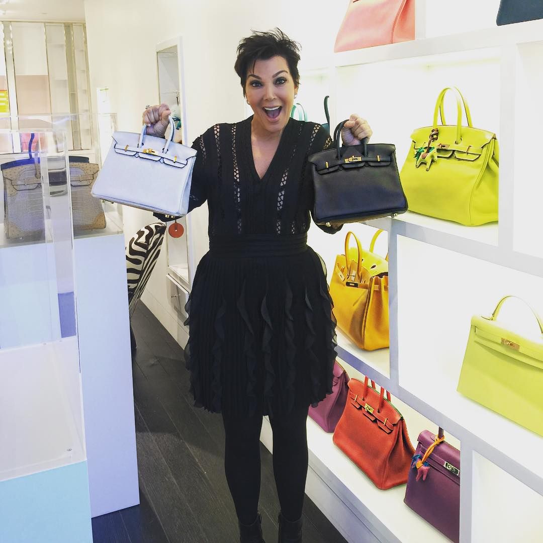 Kris Jenner Buys Two 'Baby Birkin' Bags 