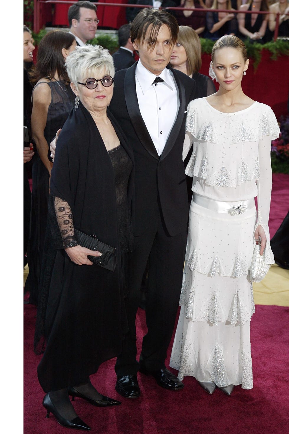 <p>Vanessa Paradis in vintage Chanel Haute Couture reminds us that being covered can still be very sexy.</p>