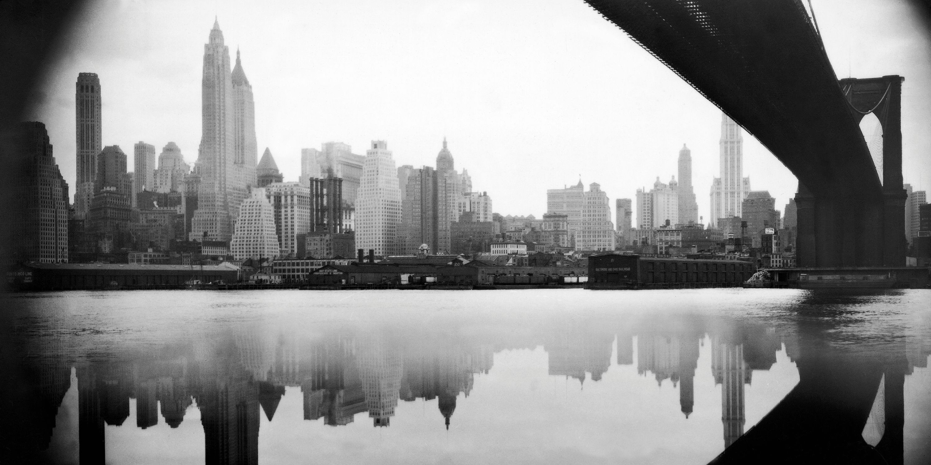 New York City SOHO Downtown Manhattan1880 Vintage photo 