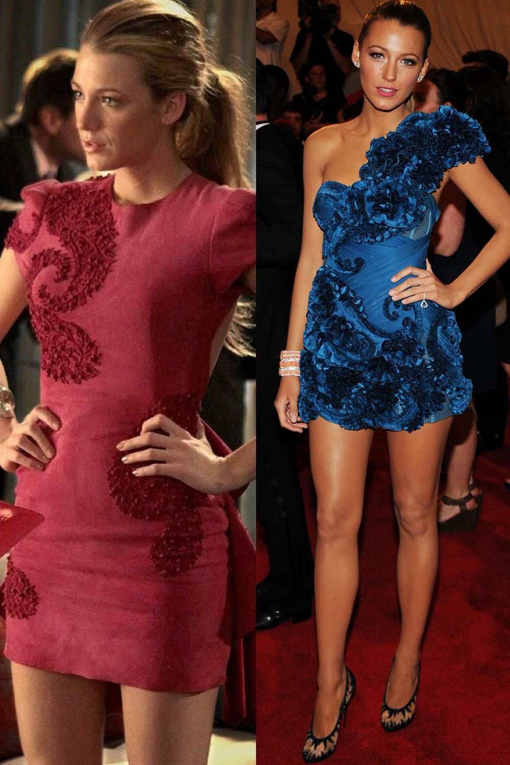 Serena Van Der Woodsen Red Dresses