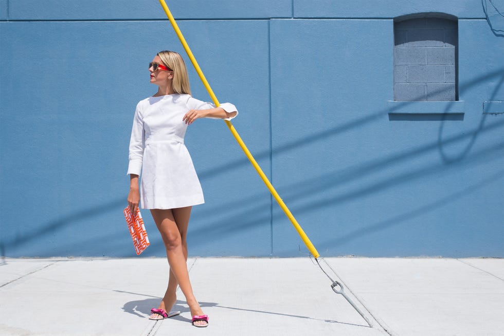 <p><strong>HB: Tell us more about the store...</strong></p><p><strong>NJ: </strong>Her grandfather started a store, Granée of Sweden, in the late '30s. It was a giant store—they closed it in the early 1980s, but they never got rid of their inventory. So we have 40-years worth of dead stock from Scandinavian designers. It's coats, it's dresses, pants, skirts, tops, but a lot of amazing coats – obviously because it's Sweden, it's very cold there. </p><p><a href="http://shop.talesofendearment.com/collections/frontpage/products/white-60s-cotton-dress" target="_blank">Vintage white dress</a>, similar, $139</p>