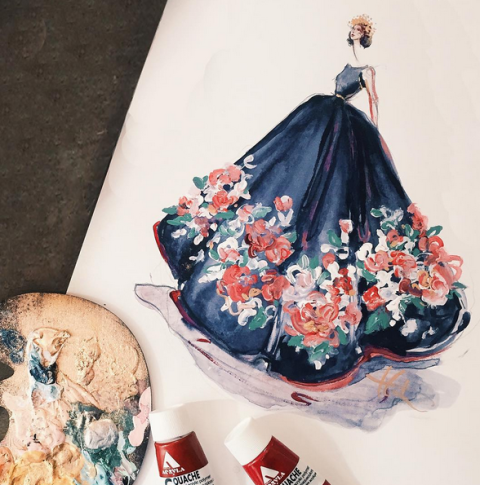 best fashion design sketches