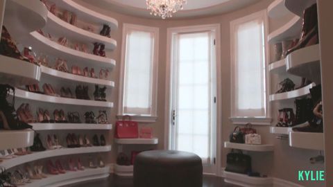 Kylie Jenner Closet Tour Kylie Jenner S House And Closets