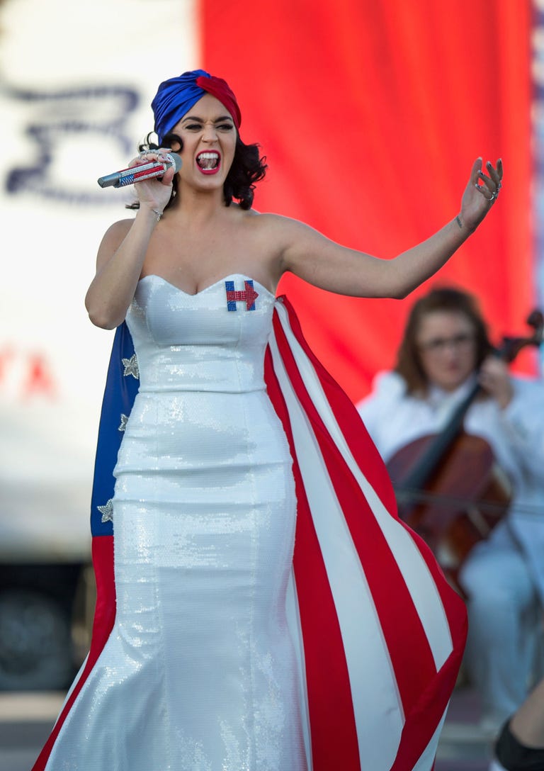Katy Perry Iconic Red Carpet Fashion Moments - Katy Perry Harper's