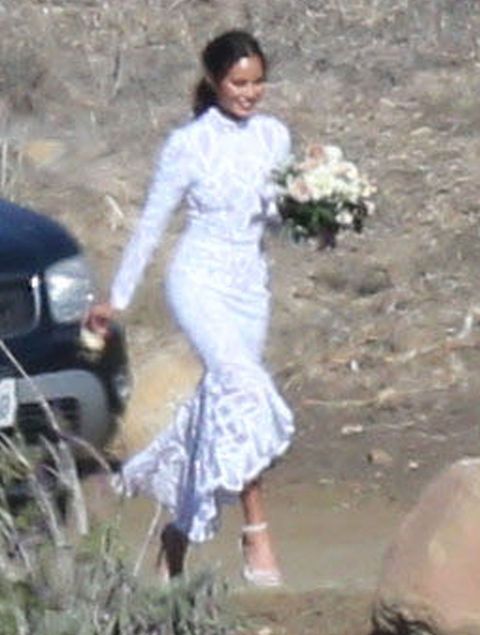 Jamie Chung Wedding Dress - Jamie Chung Marries Brian Greenburg