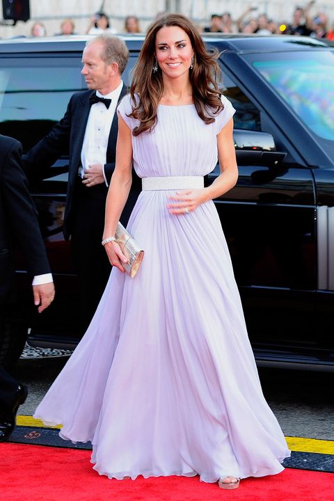 The Duchess of Cambridge shaped fashion in an unexpected way when she came into the spotlight, mixing high fashion with cheap picks. She has championed British labels such as Alexander McQueen, Alice Temperley, and Jenny Packham, but also wears reasonably priced pieces by Zara, Whistles, and Reiss, making her a style icon for the masses. When Kate Middleton wears High Street fashion, it's almost sure to sell out.