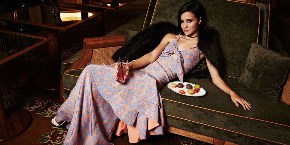 Party at The Plaza: Julia Goldani Telles in the New Holiday Looks