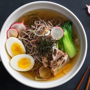 Food, Soup, Ingredient, Egg yolk, Dish, Bowl, Boiled egg, Tableware, Serveware, Cuisine, 
