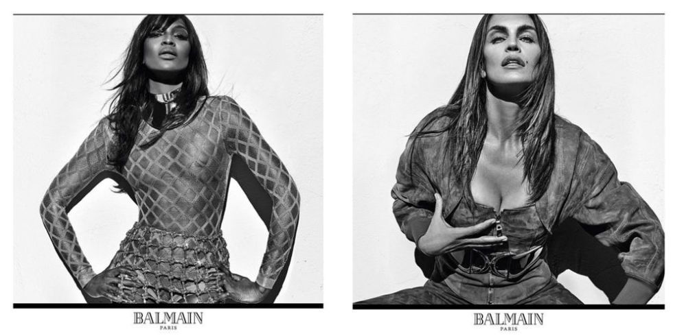 Cindy naomi discount claudia balmain