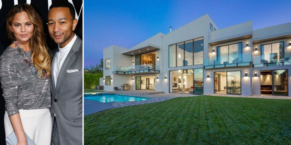 Chrissy Teigen and John Legend Buy Rihanna's Former Home - Celebrity ...