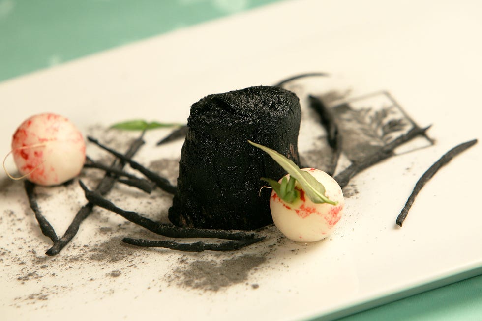 Food, Ingredient, Cuisine, Culinary art, Finger food, Dishware, Dish, Garnish, Cooking, Side dish, 