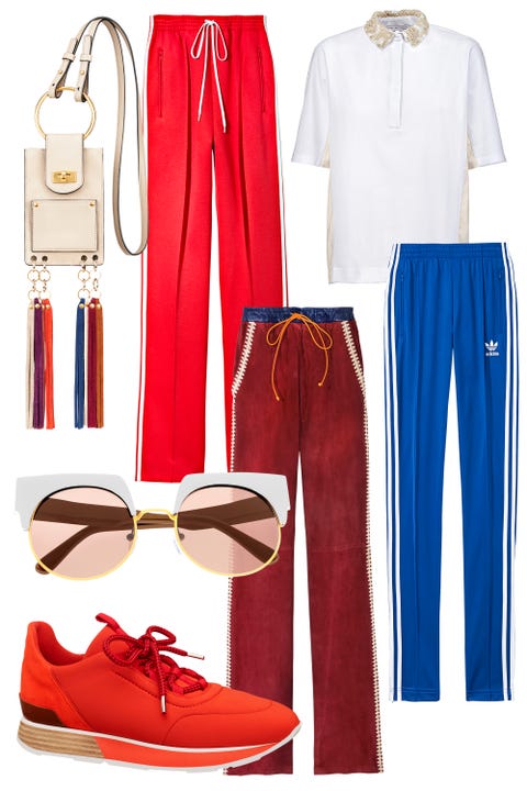 Team Players <p><em>From top left: Chloe bag, 0, and pants, ,295, <a href="https://shop.harpersbazaar.com/" target="_blank">shopBAZAAR.com</a><img src="http://assets.hdmtools.com/images/HBZ/Shop.svg" class="icon shop">; Fabiana Filippi shirt, 3, <a href="http://www.fabianafilippi.com/it/" target="_blank">fabianafilippi.com</a>; Adidas Originals track pants, , <a href="http://www.adidas.com/us/" target="_blank">adidas.com</a>; Hilfiger Collection track pants, 0, 212-223-1824; Hermes sneaker, ,025, <a href="http://www.hermes.com/index_us.html" target="_blank">hermes.com</a>; Marni sunglasses, 5, La Garconne, NYC, 646-553-3303. </em></p>