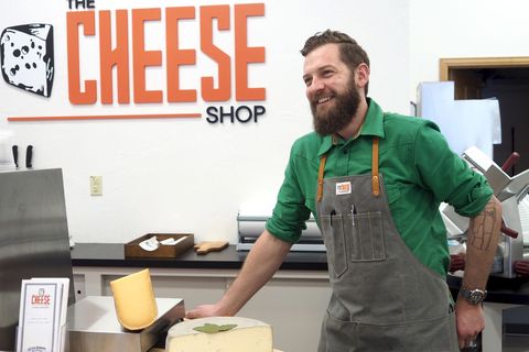 <p><strong>Street Cred</strong>: Co-owner and monger at <a href="http://www.cheeseshopbreck.com">The Cheese Shop of Breckenridge</a> in Breckenridge, CO<br></p><p>"My favorite cheese at the moment is Oma from <a href="http://www.vontrappfarmstead.com/our-cheese/">von Trapp Farmstead Cheese</a> (as in the von Trapp's from "The Sound of Music") and aged at the Cellars at Jasper Hill. Oma is a washed-rind, semi-soft cheese made with organic unpasteurized cow's milk and aged about 70 days. The cheese is beefy, woodsy and a little funky-barnyardy. I'd pair it with something assertive like an IPA or Mourvedre-based wine like those found in Bandol."</p><p><em>You can find Brooks and his favorite cheeses <a href="http://www.cheeseshopbreck.com">here</a>.</em></p>