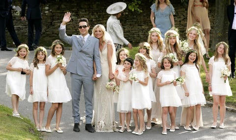 Flower Girls <p>While your friends always appreciate the honor of being a bridesmaid, they'll appreciate being able to wear what they'd like even more. Forgo a traditional American bridal party and take inspiration from the chicest of bridal Brits; Kate Moss and Kate Middleton both opted for a maid of honor and an entourage of perfectly styled girls and page boys.</p>