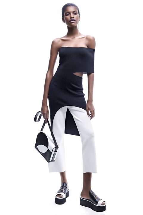 <p><em><a href="http://www.stellamccartney.com/us" target="_blank">Stella McCartney</a> dress, $1,340, and pants, $1,270, 212-255-1556; <a href="http://www.tuleste.com/" target="_blank">Tuleste</a> </em><span class="redactor-invisible-space"><em>earrings, $195, <a href="http://nordstrom.com" target="_blank">nordstrom.com</a>; <a href="http://perrinparis.com/en/" target="_blank">Perrin Paris</a> </em><span class="redactor-invisible-space"><em>bag, $1,950, <a href="http://perrinparis.com" target="_blank">perrinparis.com</a>; <a href="http://www.fendi.com/us/" target="_blank">Fendi</a> </em><span class="redactor-invisible-space"><em>sandals, $795, 212-897-2244.</em></span></span></span></p>