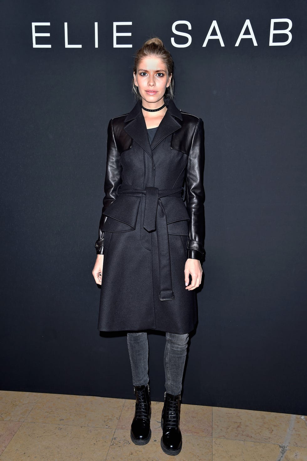 Clothing, Sleeve, Joint, Outerwear, Fashion model, Style, Knee, Street fashion, Fashion, Black, 