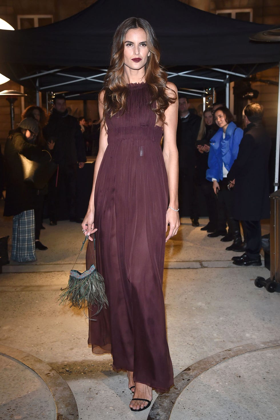Leg, Shoulder, Dress, Outerwear, Style, Fashion show, Fashion model, Fashion, Runway, Long hair, 