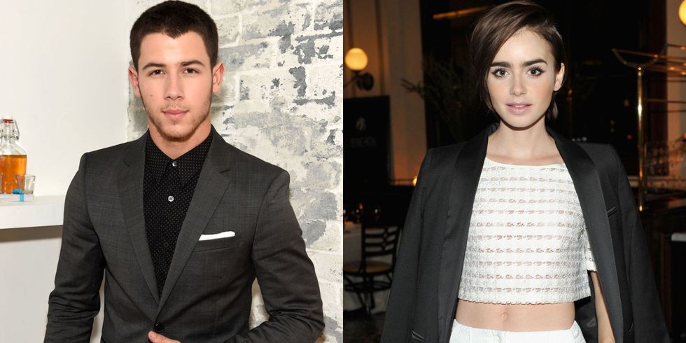 Nick Jonas Is Dating Lily Collins