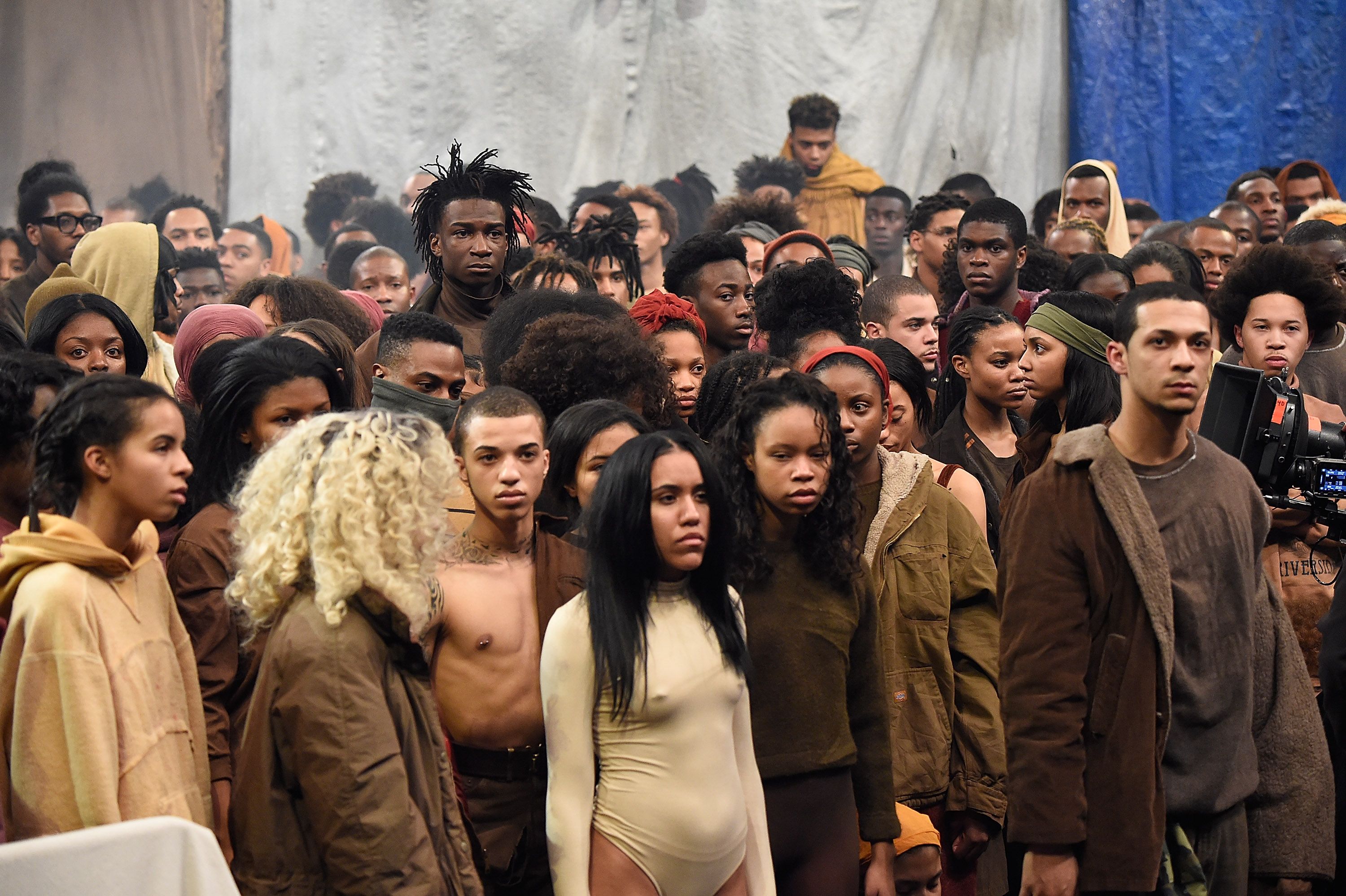 I Was Cast As An Extra In The Yeezy Season 3 Show - Yeezy Season 3 Adidas  Show at Madison Square Garden
