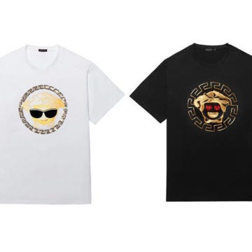 Product, Yellow, Sleeve, Text, White, Sportswear, T-shirt, Logo, Font, Black, 