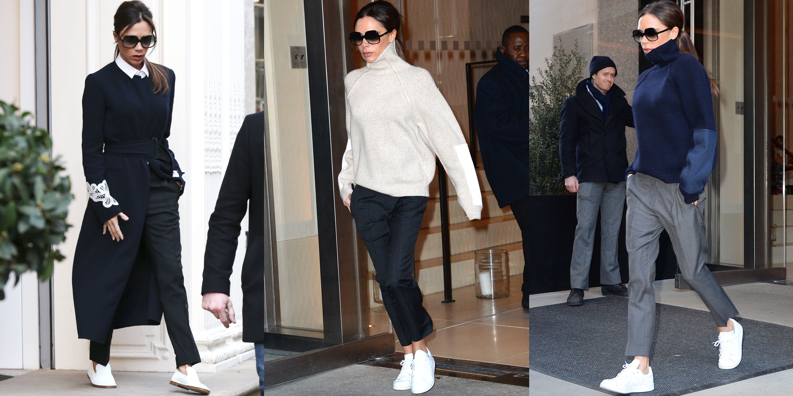 Victoria beckham hot sale white trainers