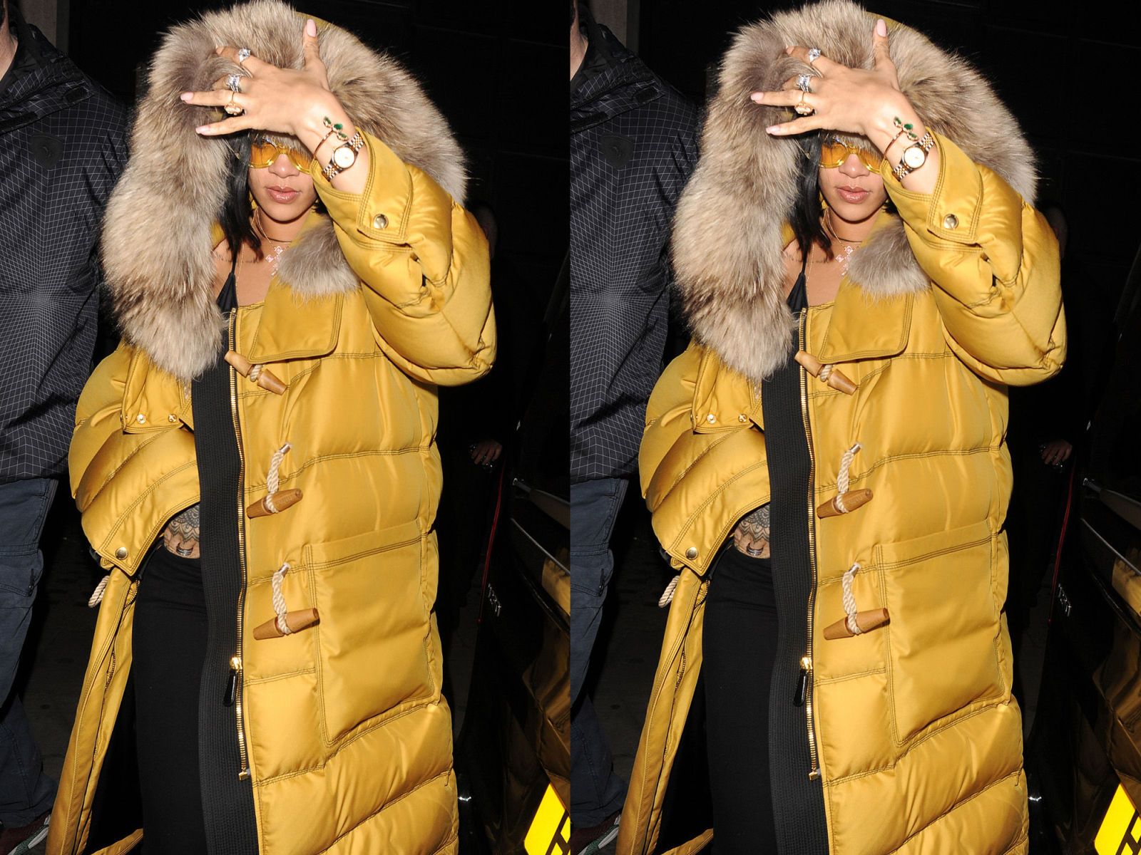 Rihanna Makes Puffer Coats OK