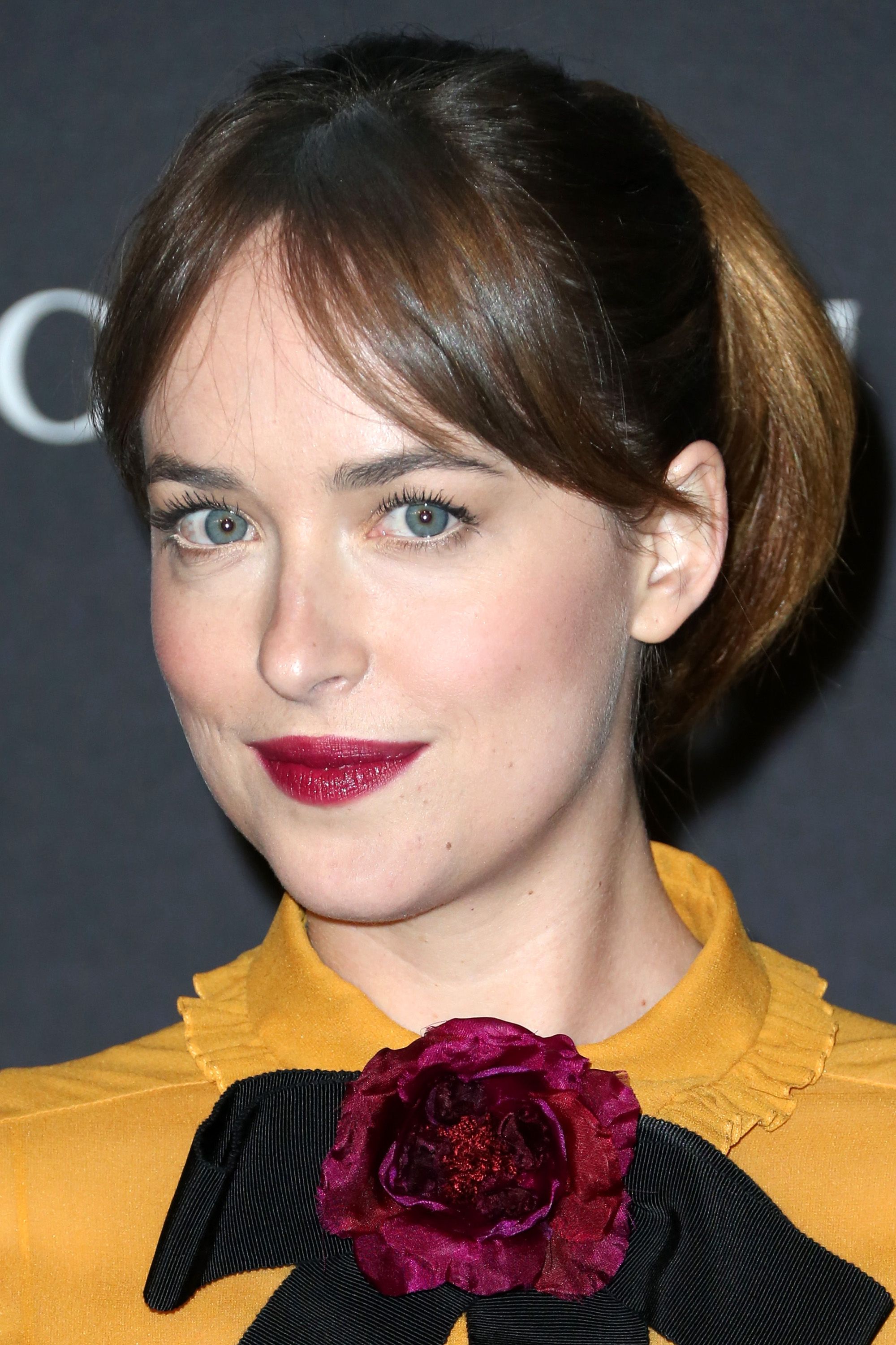 Dakota Johnson's Inspired Hairstyles To Copy If You Have Bangs