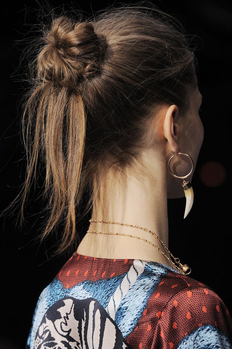 Hair, Ear, Earrings, Hairstyle, Jewellery, Style, Fashion accessory, Beauty, Body jewelry, Fashion, 