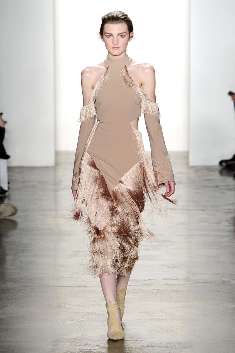 Human body, Fashion show, Shoulder, Joint, Human leg, Dress, Style, Runway, Fashion model, Waist, 