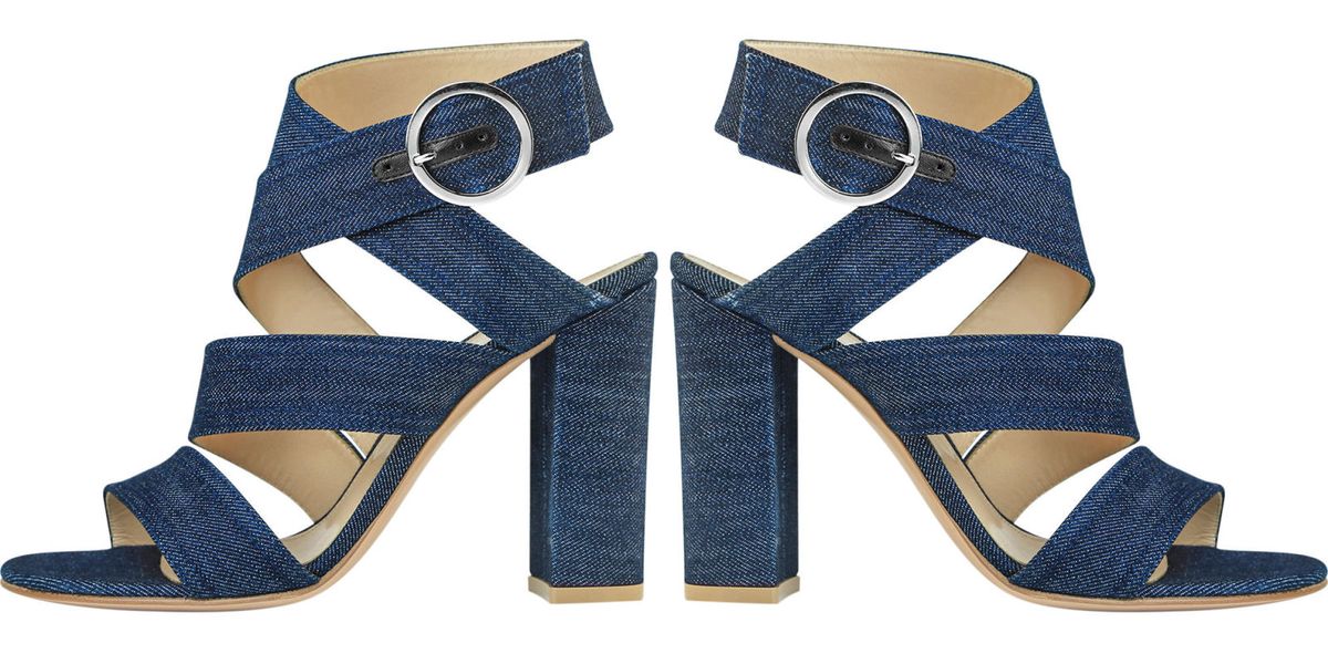 Denim Accessories Spring 2016 Denim Bags and Shoes