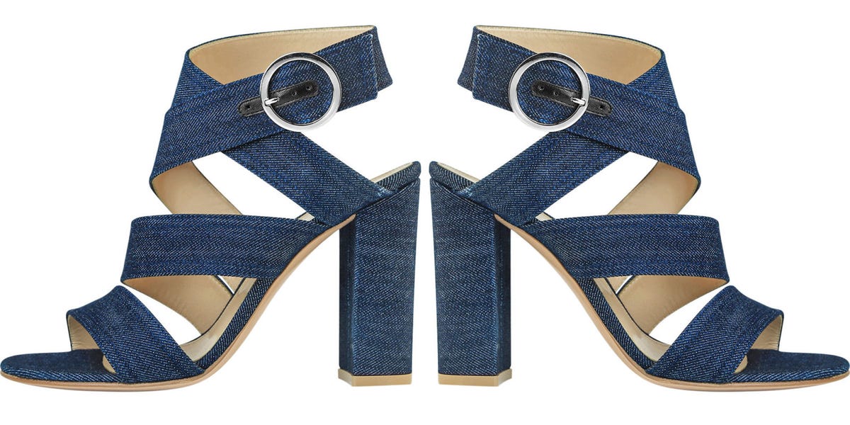 Denim Accessories Spring 2016 Denim Bags and Shoes