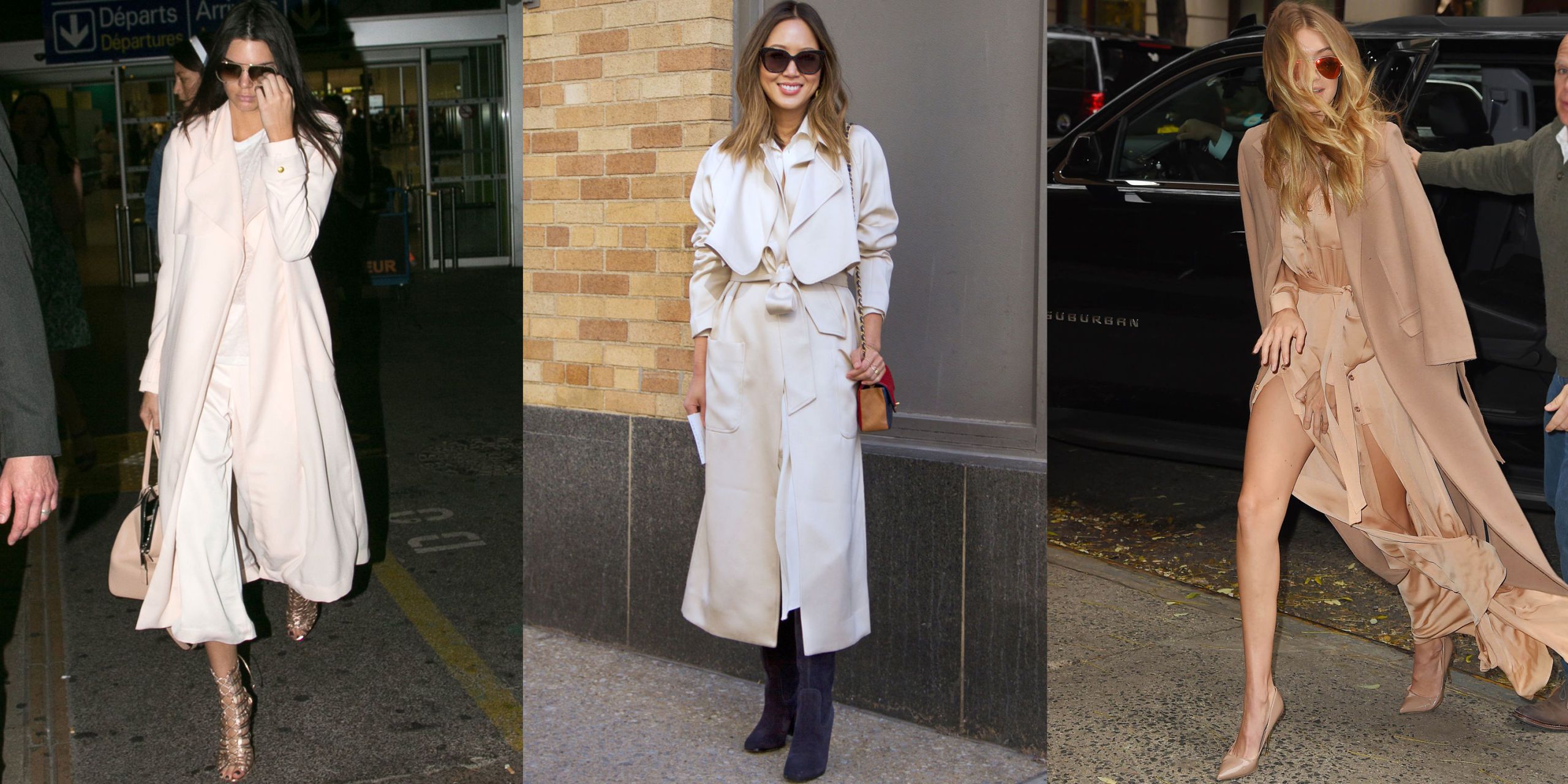 Long soft 2024 trench coat