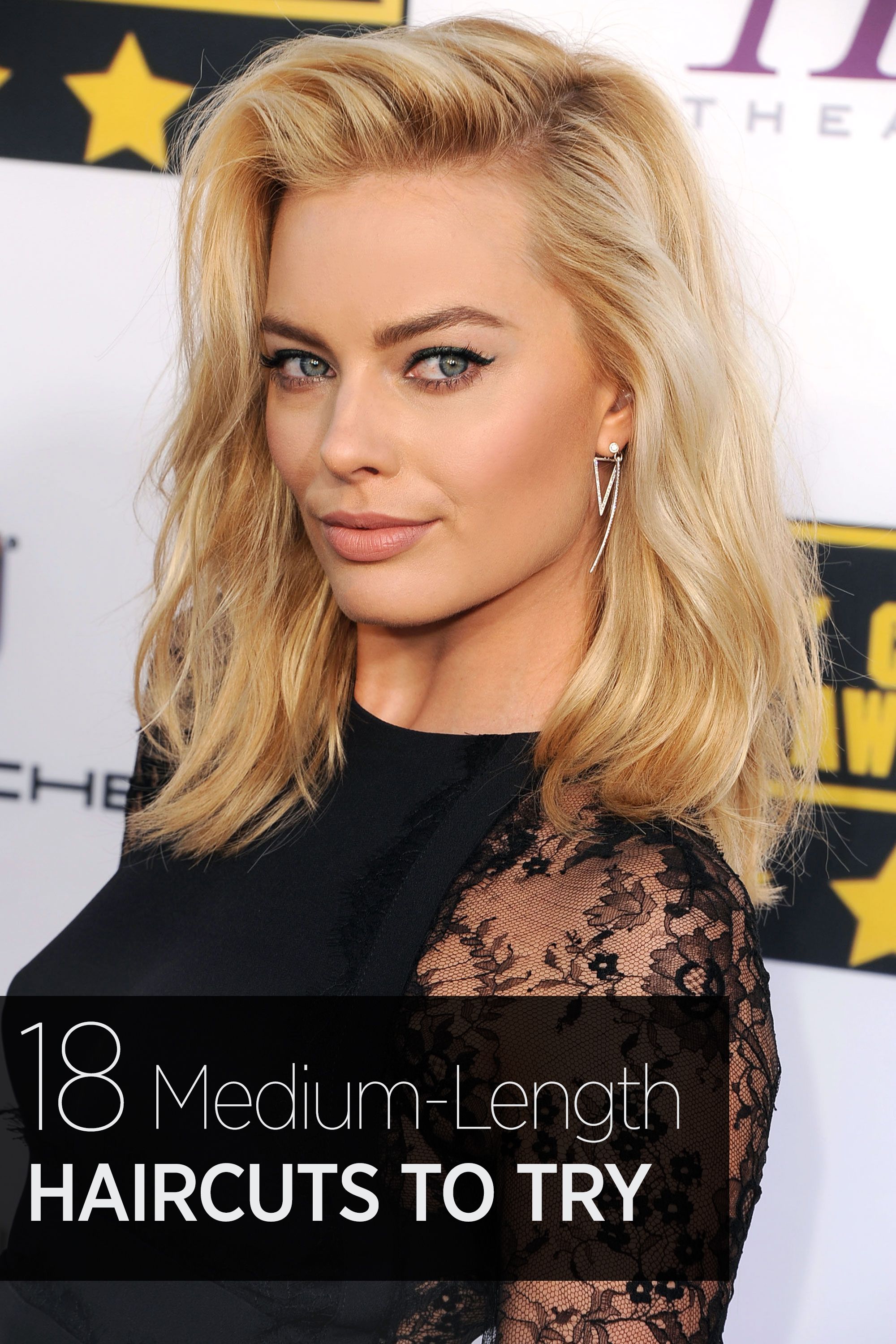 40 Best Medium Hairstyles Celebrities With Shoulder Length Haircuts