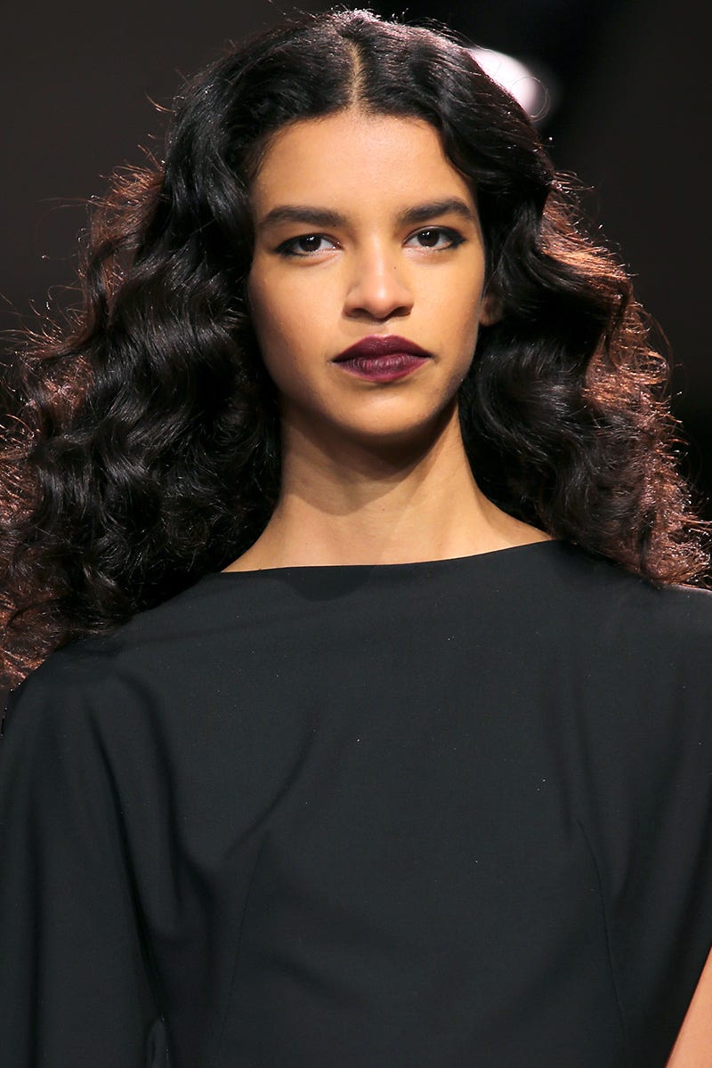 Clothing, Lip, Hairstyle, Chin, Eyelash, Beauty, Black hair, Fashion, Neck, Fashion model, 