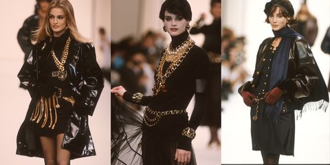 <p>The collection that sparked a bevy of biker babes from LA to the Upper East Side did it all with black leather and lots of chains. </p>