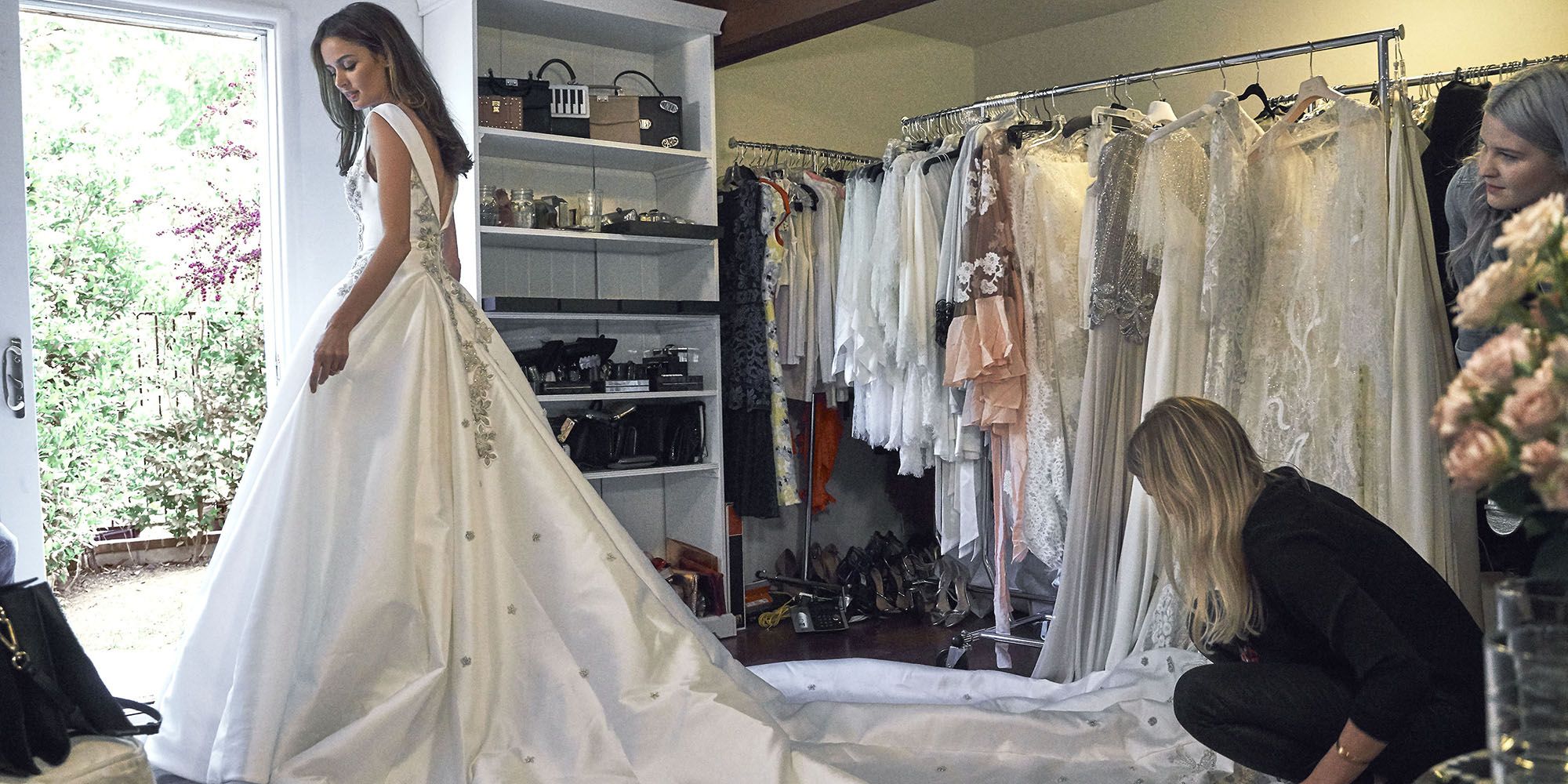 Tea Length Lace Wedding Dress Elise – Olivia Bottega