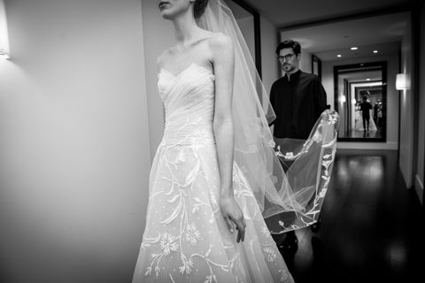 Backstage at Spring 2017 Bridal Fashion Week - Exclusive Photos From ...
