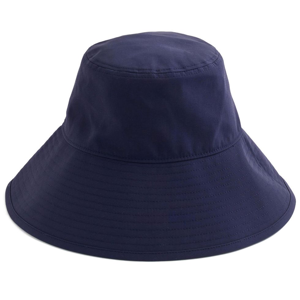 <p><em>J. Crew hat, $30</em><em>, <a href="https://www.jcrew.com/womens_category/accessories/hats/PRDOVR~F2462/F2462.jsp?color_name=classic-navy&srcCode=AFFIMPOLYVORE_hats" target="_blank">jcrew.com</a>.</em></p>