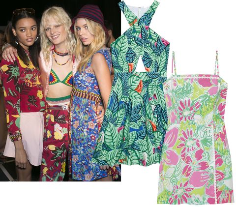 <p>Nothing says "I'm on vacation" quite like a Hawaiian-style shirt. Think of these dresses as the "fashion" version.</p><p><i><br></i></p><p><i>Mara Hoffman dress, $286, <strong><a href="https://shop.harpersbazaar.com/designers/m/mara-hoffman/leaf-line- crossover-  dress-8945.html" target="_blank">shopBAZAAR.com</a></strong></i><span class="redactor-invisible-space" style="line-height: 1.6em; background-color: initial;">; <i>Lilly Pulitzer romper, $168, <strong><a href=" https://shop.harpersbazaar.com/designers/l/lilly-pulitzer/" target="_blank">shopBAZAAR.com</a></strong>.</i></span><br></p>