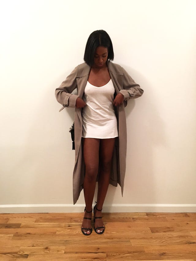 Brown, Shoulder, Human leg, Joint, Floor, Flooring, Knee, High heels, Thigh, Foot, 